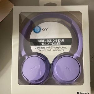 New in package Onn wireless on ear headphones